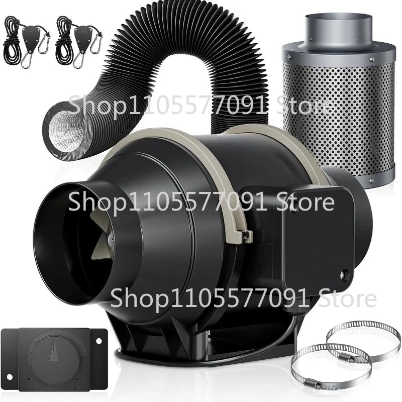 4/6 Inch EC Inline Duct Fan Ki - đánh giá và giá Carbon Filter Grow 6 Inch