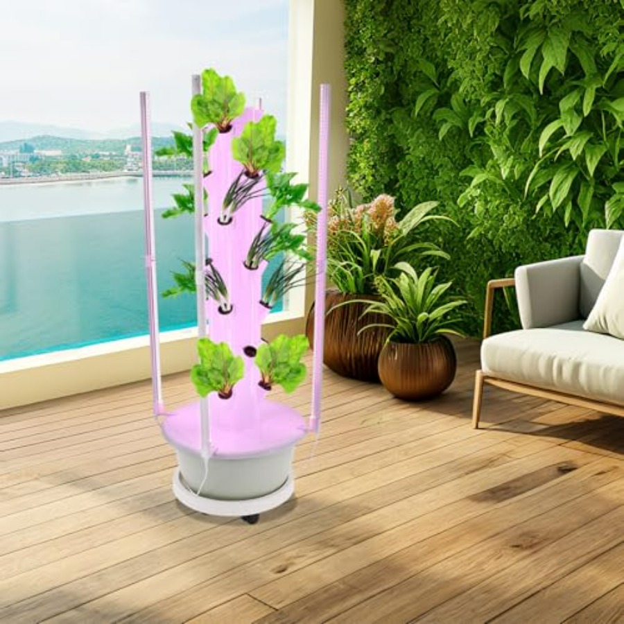 Hydroponic growing tower for i - đánh giá và giá Hydroponic Tower Garden